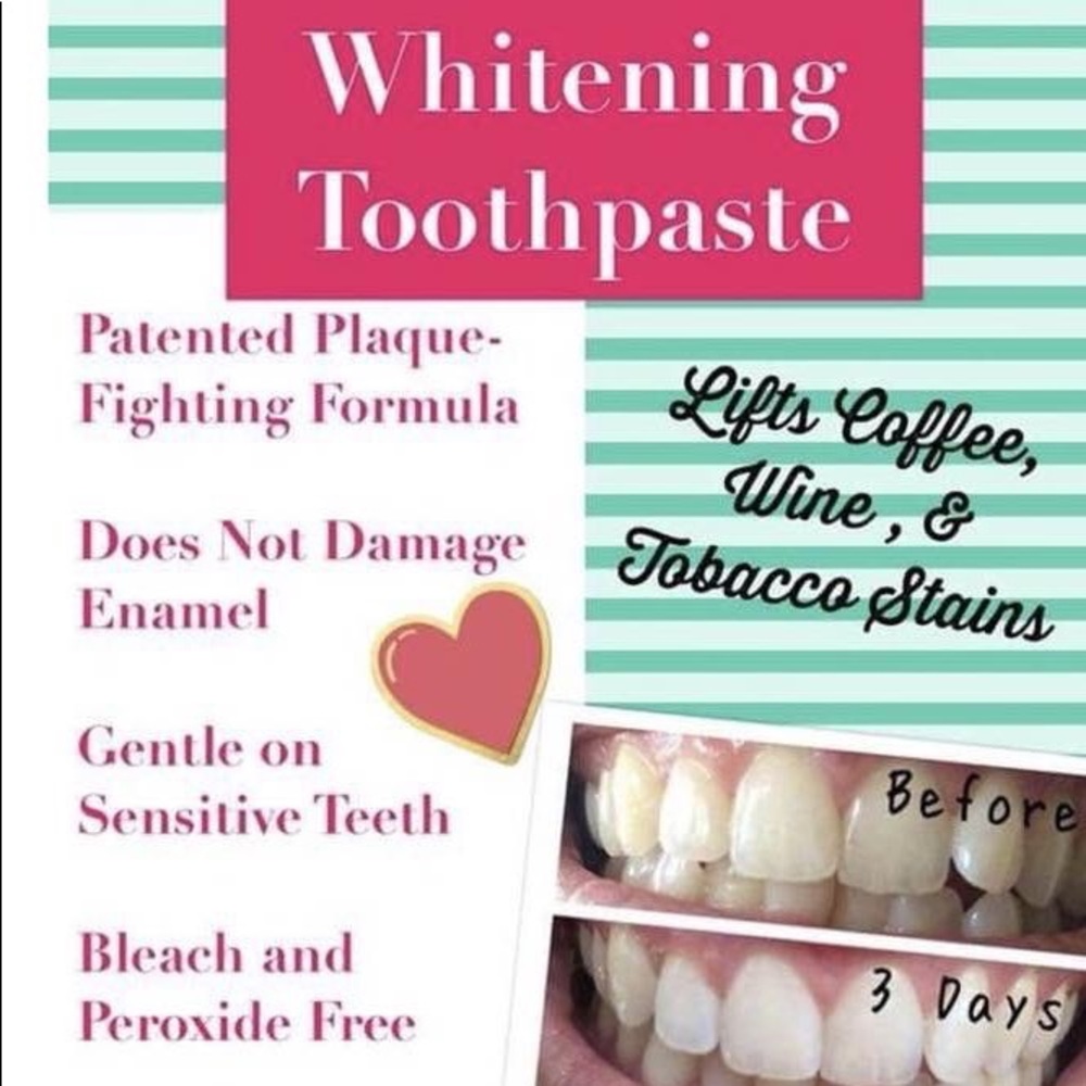 Whitening toothpaste message me for info